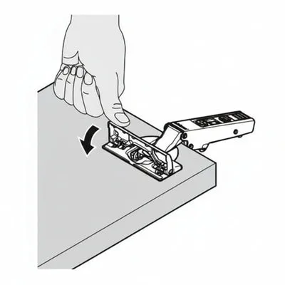 BLUM Clip Top BLUMOTION Soft Close 110°Hinge -  HALF OVERLAY
