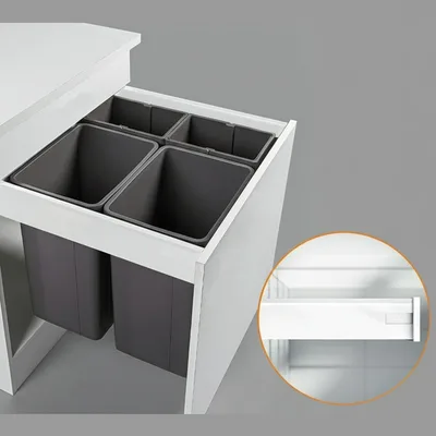 BLUM Tandembox Antaro Standard Drawer M Height (Grey Bin)