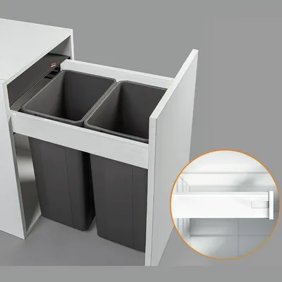 BLUM Tandembox Antaro Standard Drawer M Height (Grey Bin)