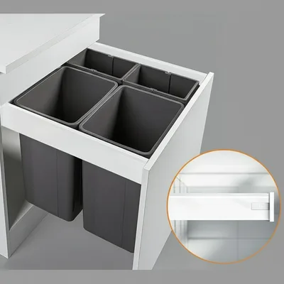 BLUM Tandembox Antaro Standard Drawer M Height (Grey Bin)