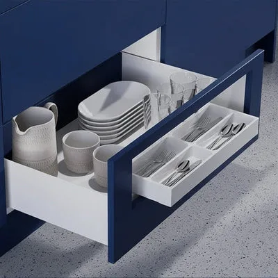 TITUS Tekform Vitek Thin Wall Drawer - Full Extension (White)