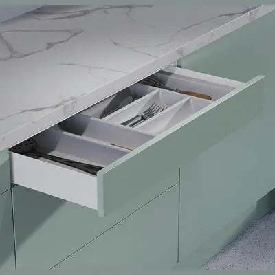TITUS Tekform Vitek Thin Wall Drawer - Full Extension (White)