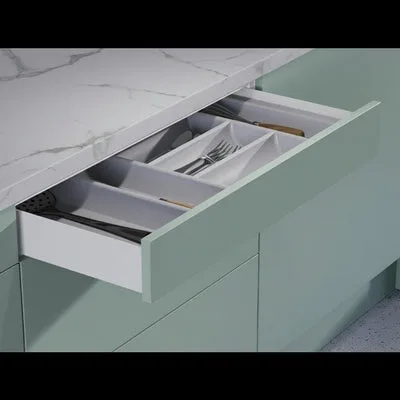 TITUS Tekform Vitek Thin Wall Drawer - Full Extension (White)