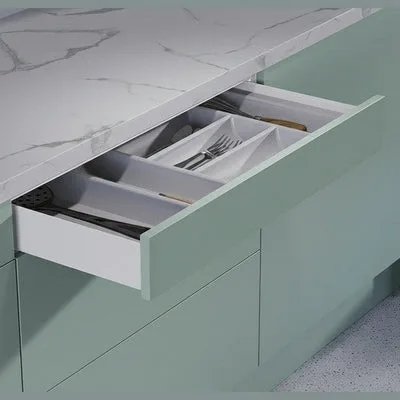 TITUS Tekform Vitek Thin Wall Drawer - Full Extension (White)