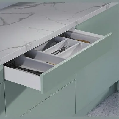 TITUS Tekform Vitek Thin Wall Drawer - Full Extension (White)
