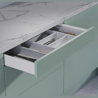 TITUS Tekform Vitek Thin Wall Drawer - Full Extension (White)