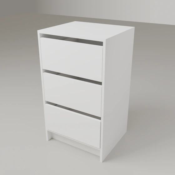 3 Drawer Tall Boy