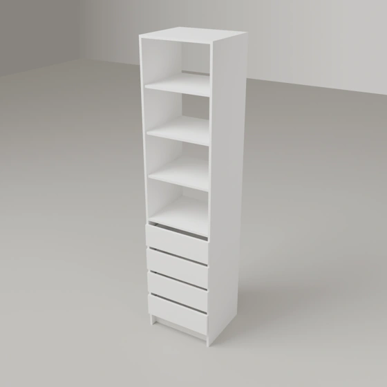 4 Drawer Wardrobe Insert