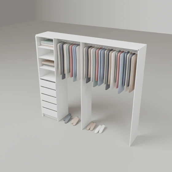 Wardrobe Package Five (5 Drawer)