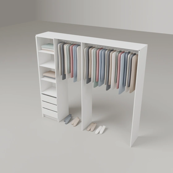 Wardrobe Package Three (3 Drawer)